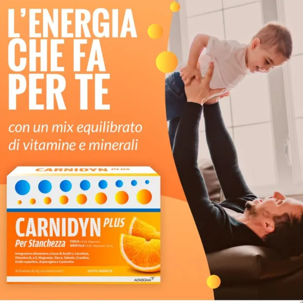CARNIDYN PLUS 20 BUSTINE DA 5 G GUSTO ARANCIA