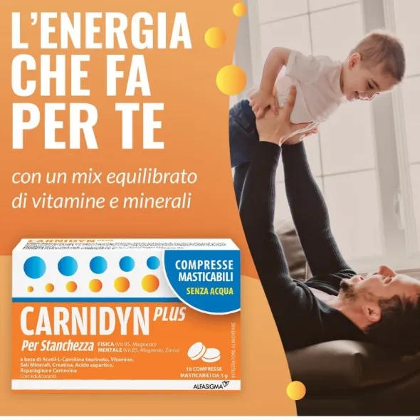 CARNIDYN PLUS 18 COMPRESSE MASTICABILI