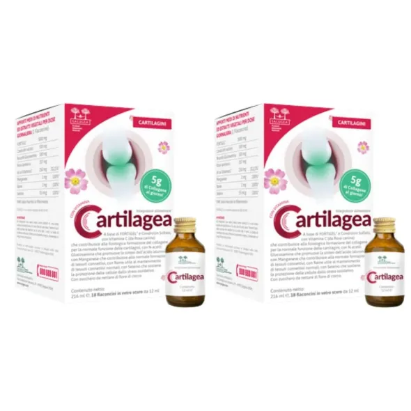 CARTILAGEA SALUGEA 18 FLACONCINI DA 12 ML PACK X2