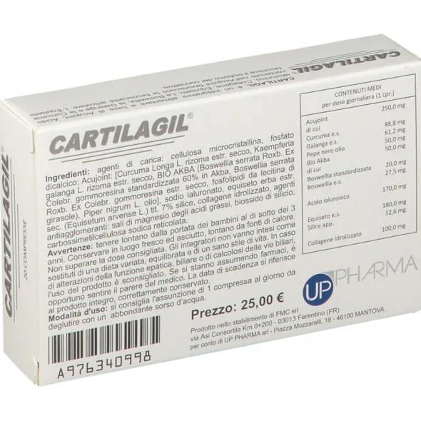 CARTILAGIL 20 COMPRESSE