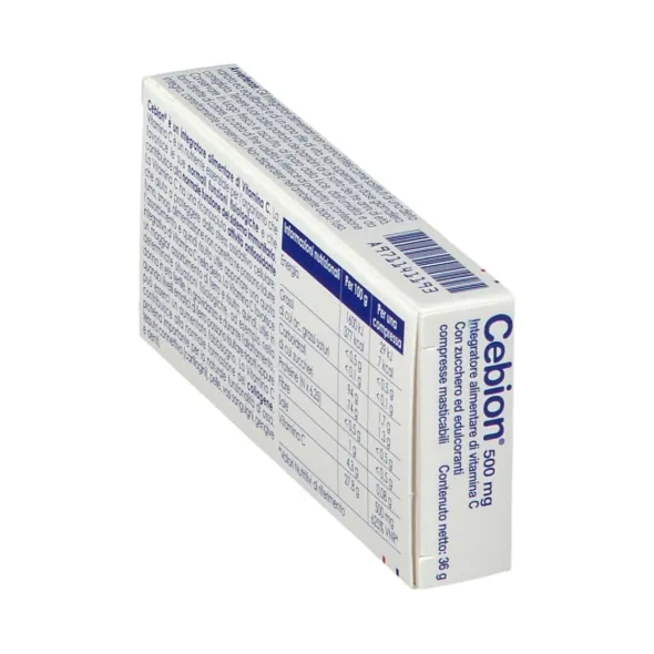 CEBION MASTICABILE ARANCIA VITAMINA C 500 MG 20 COMPRESSE
