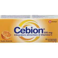 CEBION MASTICABILE ARANCIA VITAMINA C 500 MG 20 COMPRESSE