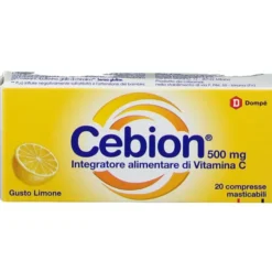 CEBION MASTICABILE LIMONE VITAMINA C 500 MG 20 COMPRESSE