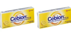 CEBION MASTICABILE LIMONE VITAMINA C 500 MG 20 COMPRESSE Pack da 2