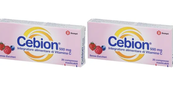 CEBION MASTICABILE SENZA ZUCCHERO VITAMINA C 500 MG 20 COMPRESSE Pack da 2
