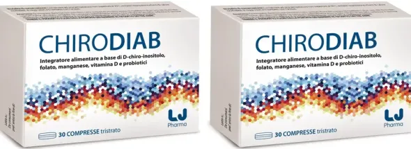 CHIRODIAB 30 COMPRESSE TRISTRATO Pack da 2
