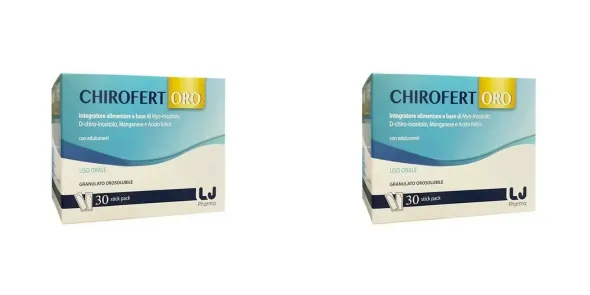 CHIROFERT ORO 30 STICK PACK OROSOLUBILI Pack da 2