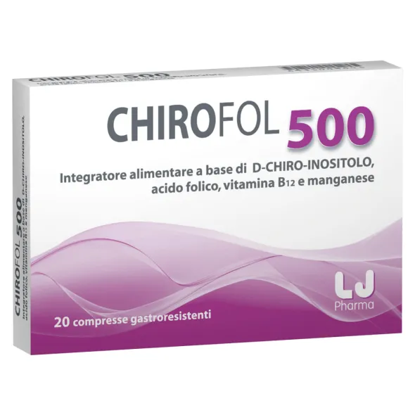 CHIROFOL 500 20 COMPRESSE GASTRORESISTENTI
