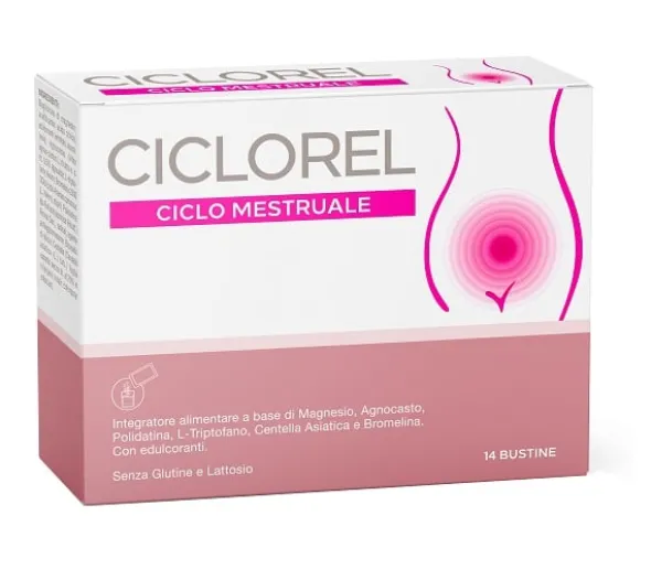 CICLOREL CICLO MESTRUALE 14 BUSTINE 5 G CON EDULCORANTI SENZA GLUTINE E SENZA LATTOSIO
