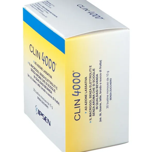 Clin 4000 integratore lassativo 30 bustine da 10g