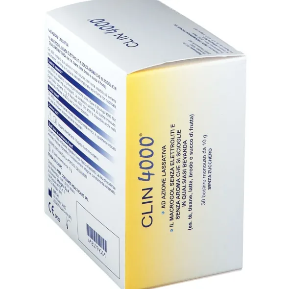Clin 4000 integratore lassativo 30 bustine da 10g
