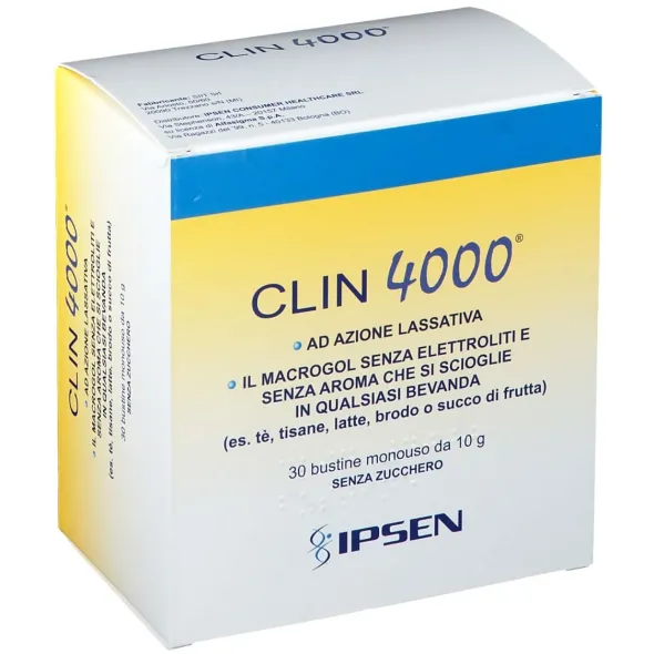 Clin 4000 integratore lassativo 30 bustine da 10g