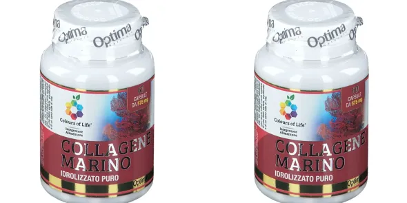 COLOURS OF LIFE COLLAGENE MARINO IDROLIZZATO PURO 60 CAPSULE 575 MG Pack da 2