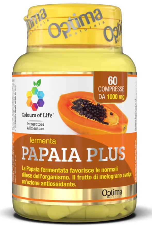 COLOURS OF LIFE FERMENTA PAPAIA PLUS 60 COMPRESSE 1000 MG