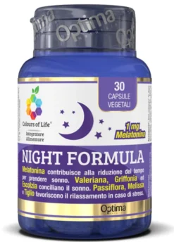 COLOURS OF LIFE NIGHT FORMULA 30 CAPSULE VEGETALI 550 MG