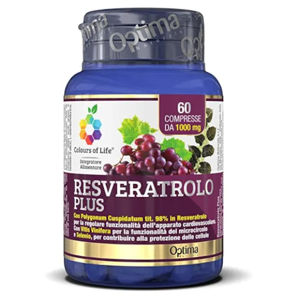 COLOURS OF LIFE RESVERATROLO PLUS 60 COMPRESSE 1000 MG
