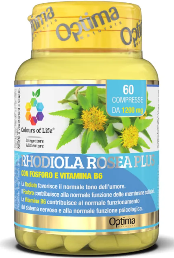 COLOURS OF LIFE RHODIOLA ROSEA PLUS 60 COMPRESSE 1200 MG