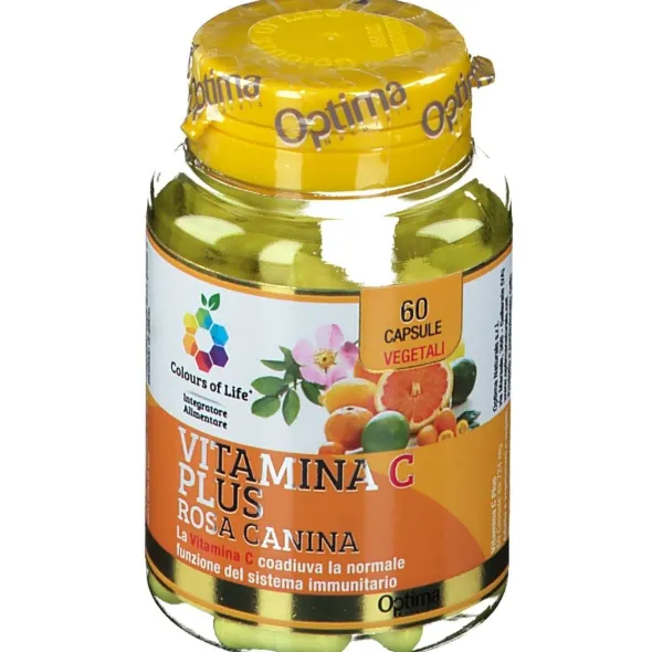COLOURS OF LIFE VITAMINA C PLUS ROSA CANINA 60 CAPSULE VEGETALI 724 MG