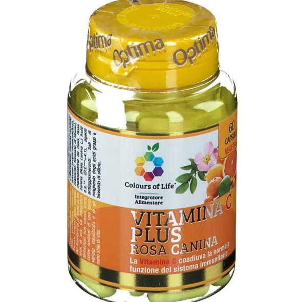 COLOURS OF LIFE VITAMINA C PLUS ROSA CANINA 60 CAPSULE VEGETALI 724 MG