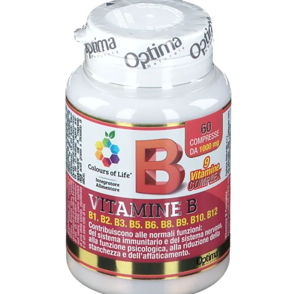 COLOURS OF LIFE VITAMINE B COMPLEX 60 COMPRESSE 1000 MG