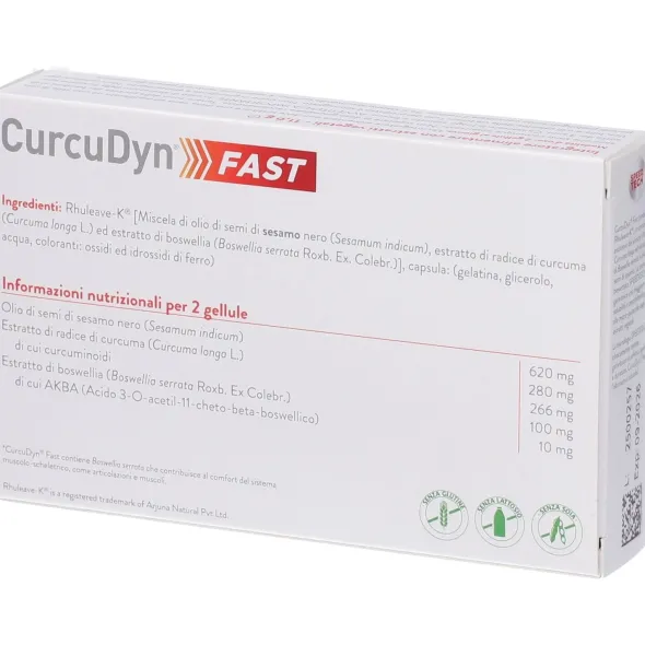 CURCUDYN FAST 15 GELLULE SENZA GLUTINE SENZA LATTOSIO