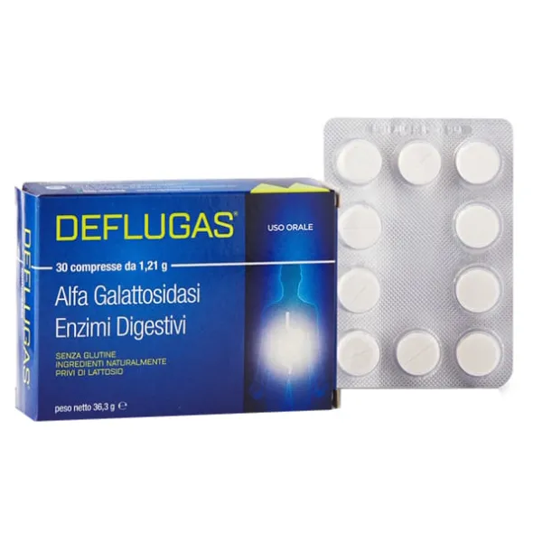 DEFLUGAS 30 COMPRESSE MASTICABILI