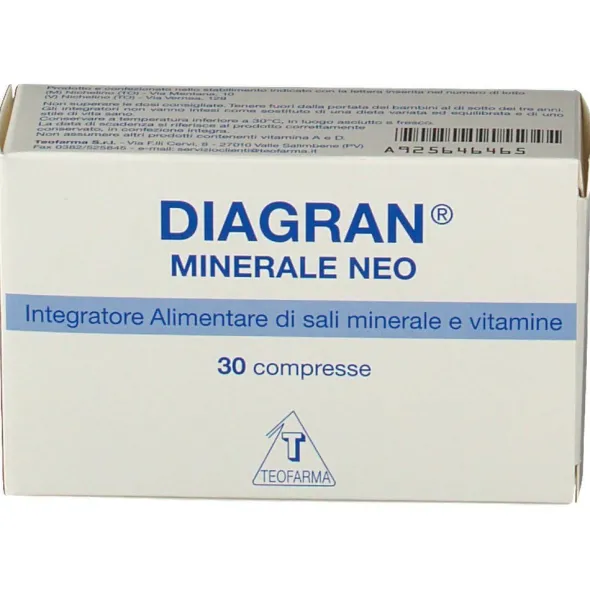 DIAGRAN MINERALE NEO BLISTER 30 COMPRESSE