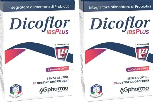 DICOFLOR IBSPLUS 20 BUSTINE OROSOLUBILI Pack da 2