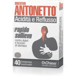 DIGESTIVO ANTONETTO ACIDITA' E REFLUSSO 40 COMPRESSE MASTICABILI