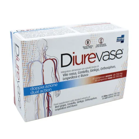 DIUREVASE 60 COMPRESSE 750 MG