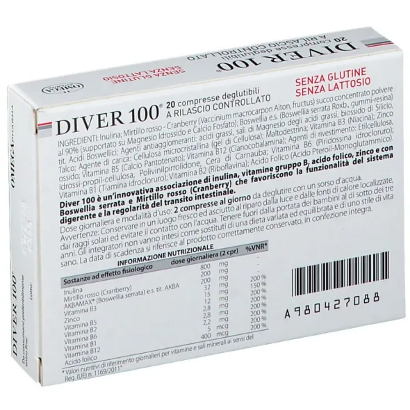 DIVER 100 20 COMPRESSE