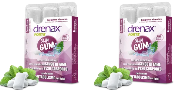 DRENAX SLIM DIMAGRANTE 9 GUM Pack da 2