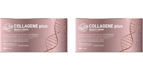 DR VITI COLLAGENE BEAUTY DRINK PLUS 250 ML Pack da 2