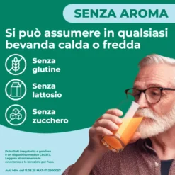 DulcoSoft Irregolarità e Gonfiore, Lassativo, Macrogol e Simeticone per Stitichezza e Pancia Gonfia