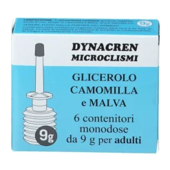 DYNACREN MICROCLISMI CAMOMILLA E MALVA 6 PEZZI DA 9 G PER ADULTI