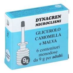 DYNACREN MICROCLISMI CAMOMILLA E MALVA 6 PEZZI DA 9 G PER ADULTI