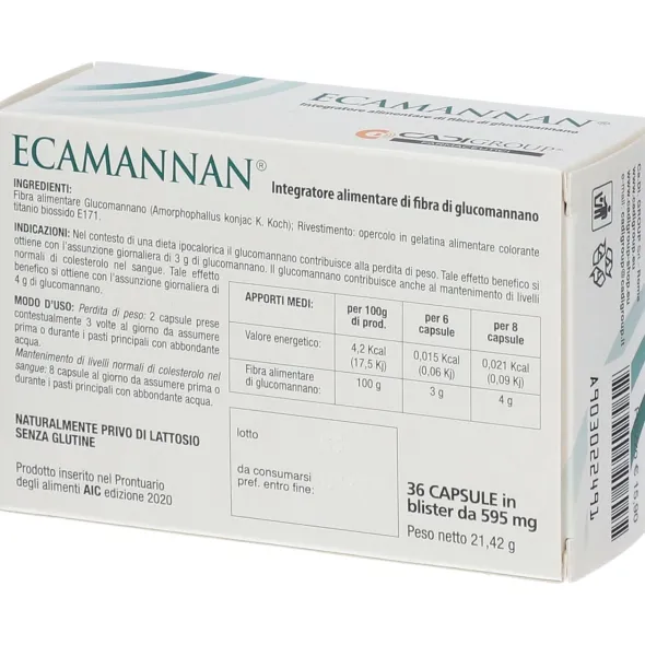 ECAMANNAN 36 CAPSULE 500 MG