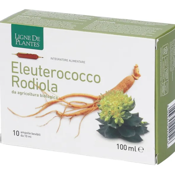 ELEUTEROCOCCO RODIOLA 10 AMPOLLE BEVIBILI DA 10 ML