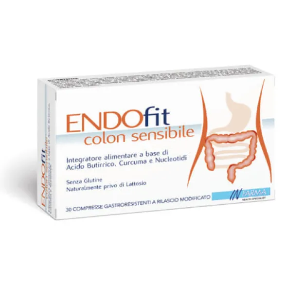 ENDOFIT COLON SENSIBILE 30 COMPRESSE GASTRORESISTENTI A RILASCIO MODIFICATO