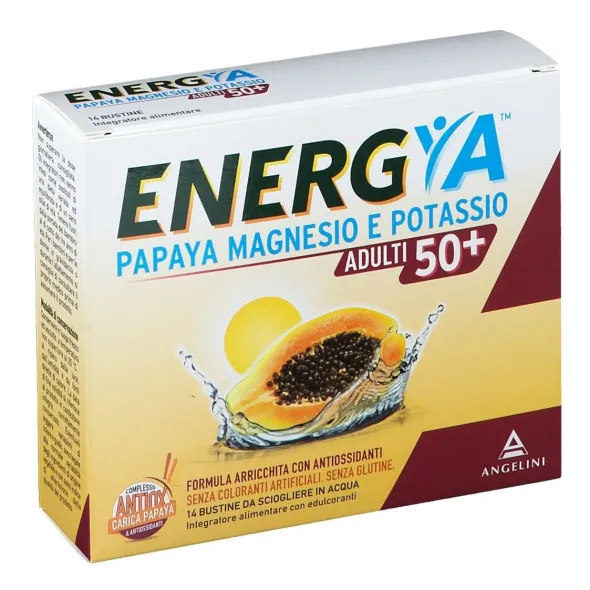 ENERGYA PAPAYA MAGNESIO POTASSIO 50+ 14 BUSTINE