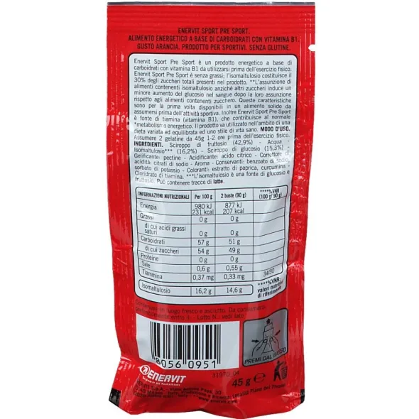 ENERVIT PRESPORT GELATINA ARANCIA 1 PEZZO