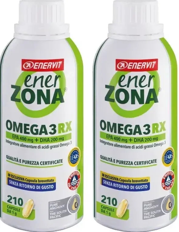 ENERZONA OMEGA 3RX 210 CAPSULE Pack da 2
