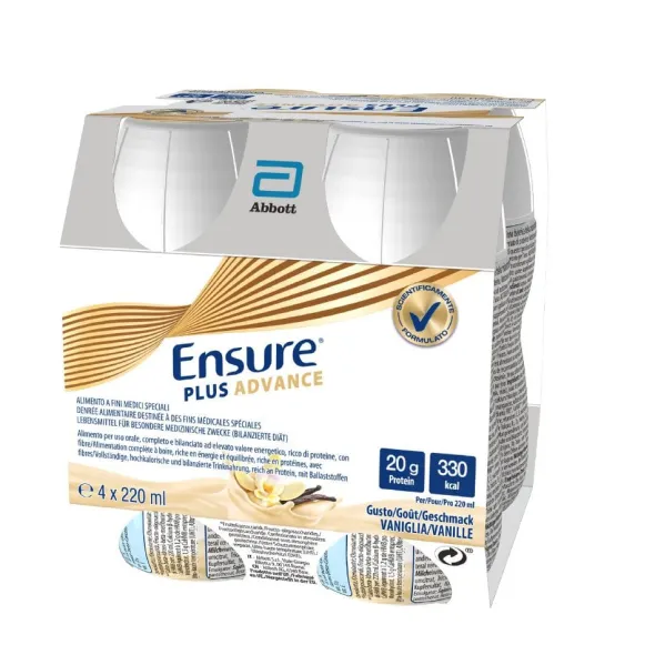 ENSURE PLUS ADVANCE VANIGLIA 4X220ML