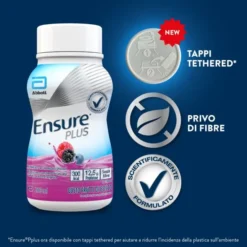 ENSURE PLUS FRUTTI BOSC4X200ML