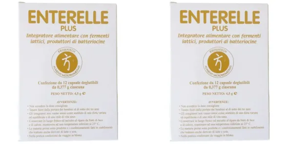 ENTERELLE PLUS 12 CAPSULE Pack da 2