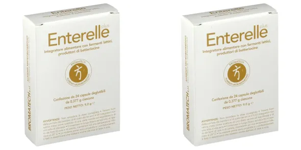 ENTERELLE PLUS 24 CAPSULE Pack da 2