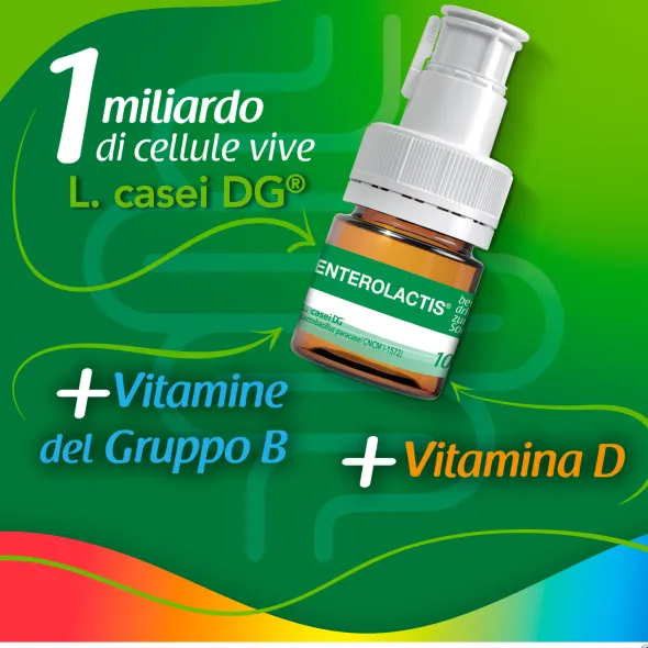 ENTEROLACTIS BAMBINI BEVIBILE 12 FLACONI DA 10 ML