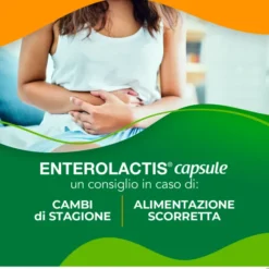 ENTEROLACTIS 20 CAPSULE 8 MILIARDI DI CELLULE VIVE