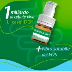 ENTEROLACTIS FIBRA LIQUIDA 12 FLACONCINI DA 10 ML