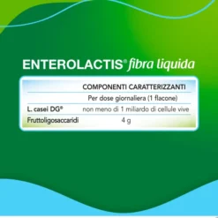 ENTEROLACTIS FIBRA LIQUIDA 12 FLACONCINI DA 10 ML